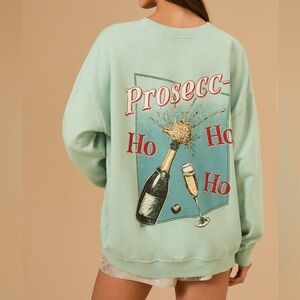 Altar'd State Mint Green Prosecco Sweater
